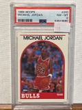 1989 HOOPS MICHAEL JORDAN PSA 8