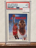 1991 UPPER DECK MICHAEL JORDAN BULLS CHECKLIST PSA 9