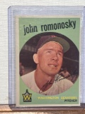 1959 Topps John Romonosky