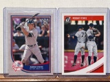 2018 Donruss Frazier and Judge Rookie Stars and Topps Judge