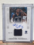 2015 National Treasures Mike Conley Autograph and Jersey card 6/75