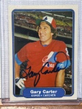 1982 Fleer Gary Carter Autographed card