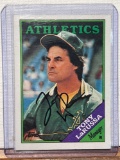 1988 Topps Tony LaRussa Autographed card