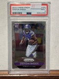 2015 PANINI PRIZM STEFON DIGGS Rookie PSA 9