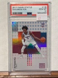 2017 PANINI STATUS De'AARON FOX Rookie PSA 10