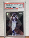 1998 COLL.EDGE MASTERS RANDY MOSS Rookie PSA 8