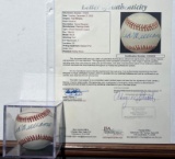 Ted Williams Autographed Baseball with JSA COA