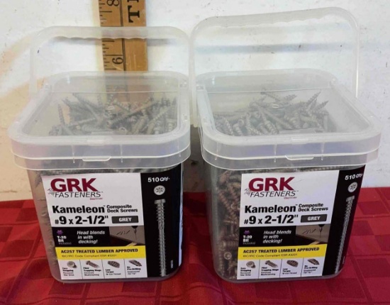 GRK Fasteners Composite deck screws #9x 2-1/2? qty 510