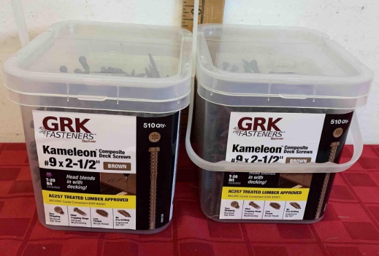 GRK Fasteners Composite deck screws #9x 2-1/2? qty 510