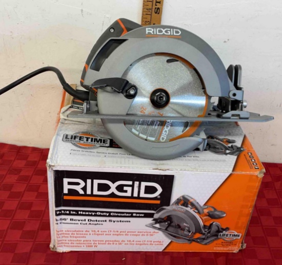 Ridgid 7-1/4? Heavy Duty Circular Saw (tested works)