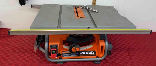 Ridgid Heavy Duty 10? Job Site Working Table Saw (tested works)