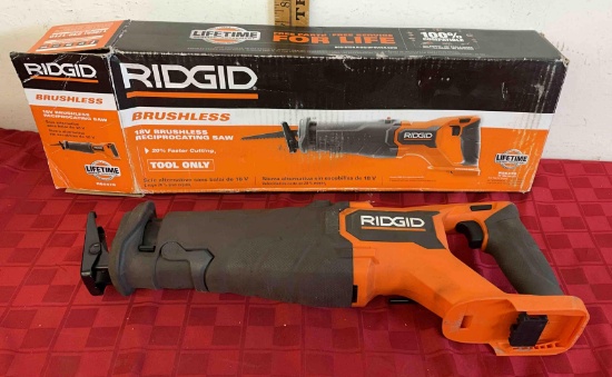 Ridgie 18V Brushless reciprocating saw (tested works)