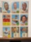 Lot of 9 1968 Topps baseball cards