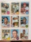 Lot of 9 1968 Topps baseball cards