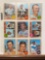 Lot of 9 1968 Topps baseball cards