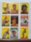 Lot of 9 1958-59 baseball cards