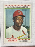 1978 Topps Lou Brock