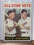 1964 Topps All Star Vets Fox and Killebrew