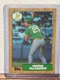 1987 Topps Mark McGwire Rookie