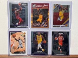 Lot of 6 Lebron James Cards