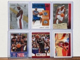 Lot of 6 Lebron James Cards