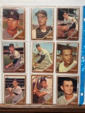 Lot of 9 1962 baseball cards