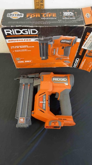 Ridgid 18V Brushless 2-1/8? Brad Nailer ( tested works)