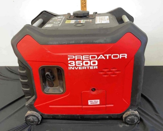 Predator 3000 running watts, 3500 peak watts (untested)