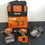 Ridgid 18V 2 Tool combo kit (tested works)