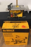Dewalt 8-1/4? Table Saw With 24-1/2? Rip Capacity ( tested works)