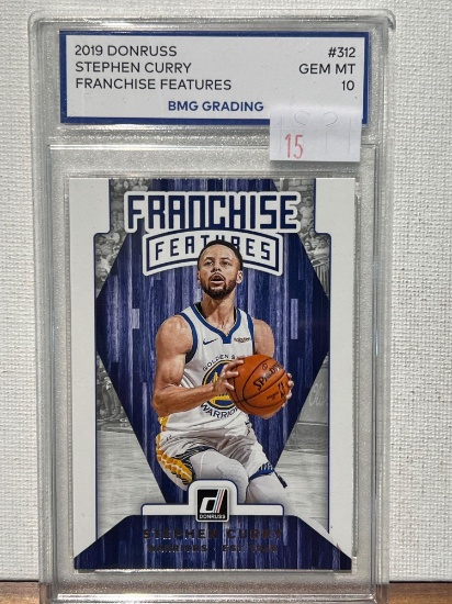 2019 DONRUSS STEPHEN CURRY FRANCHISE FEATURE BMG 10