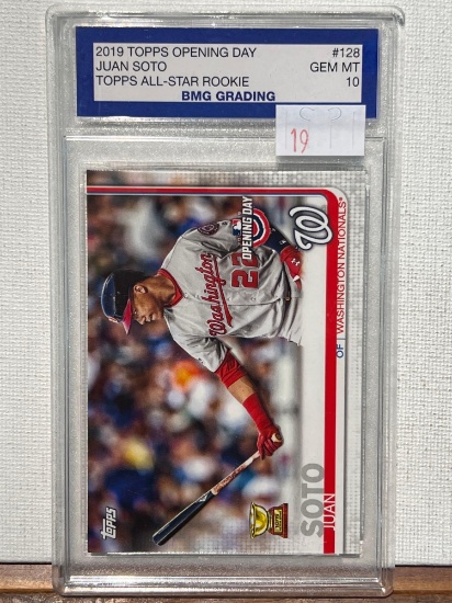 2019 TOPPS OPENING DAY JUAN SOTO TOPPS ALL-STAR ROOKIE BMG GRADING 10