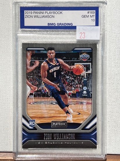 2019 PANINI PLAYBOOK ZION WILLIAMSON Rookie BMG 10