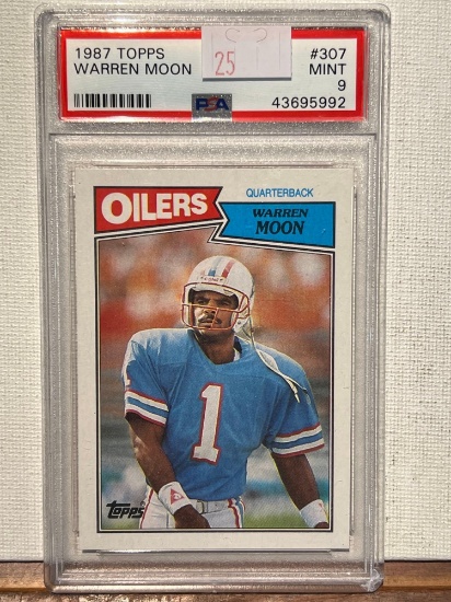 1987 TOPPS WARREN MOON PSA 9