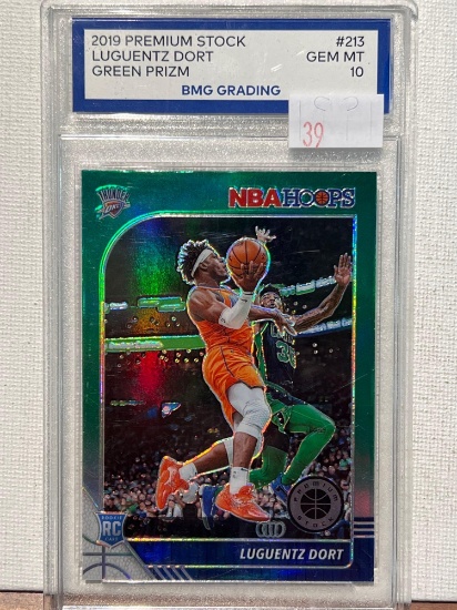 2019 PREMIUM STOCK LUGUENTZ DORT GREEN PRIZM Rookie BMG 10