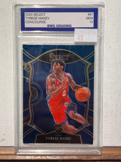 2020 SELECT TYRESE MAXEY CONCOURSE Rookie BMG 10