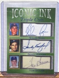 Iconic Ink Ryan, Koufax, and Seavers facsimile auto