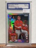 2019 TOPPS CHROME MIKE TROUT 84 TOPPS REFRACTOR BMG GRADING 10