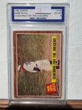 1962 TOPPS 33 BABE RUTH COACHING FOR THE DODGERS BMG 6