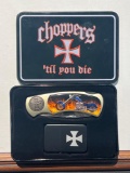 Choppers knife and lighter