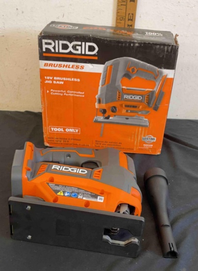 Ridgid Brushless 18v Brushless jig saw (tested/works)