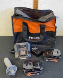 Ridgid 18V 4.0Ah & 6.0Ah Max output starter kit (tested/works)