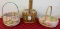 Longaberger small Easter basket egg tie-on
