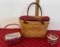 Longaberger MD Boardwalk zippered Basket