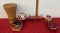 Longaberger kit little gift, Santa chimney topper and more