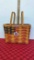 Longaberger 25 Anniversary flag basket 1973-1998