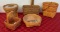 Longaberger Basket mother day basket, 1986 candle booking basket .