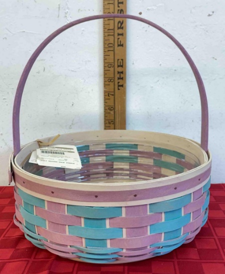 Longaberger Basket 2016 Easter -pale purple