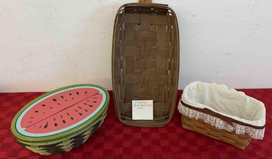 Longaberger Collectors Club watermelon Basket