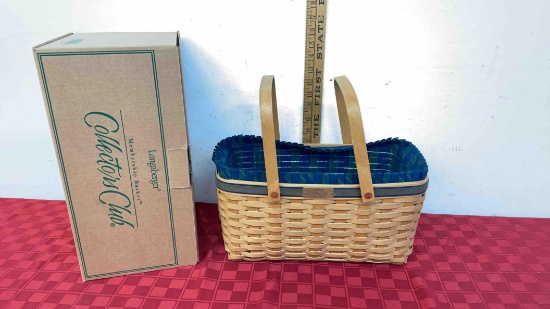 Longaberger collector club CC Membership 2 Edition Basket